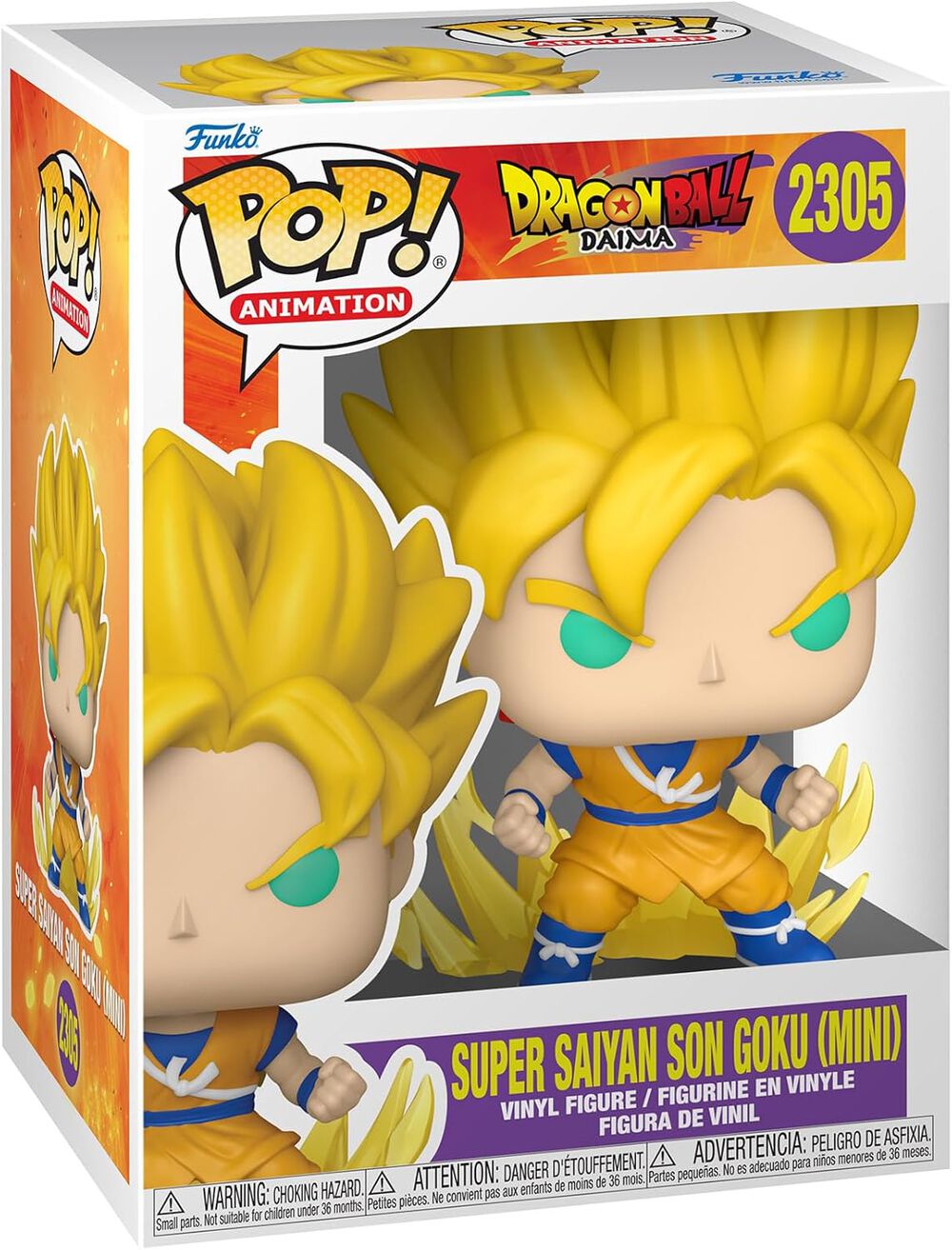 Figurine Funko Pop! - Dragon Ball Daima - Super Sayan Son Goku Avec Chance De C