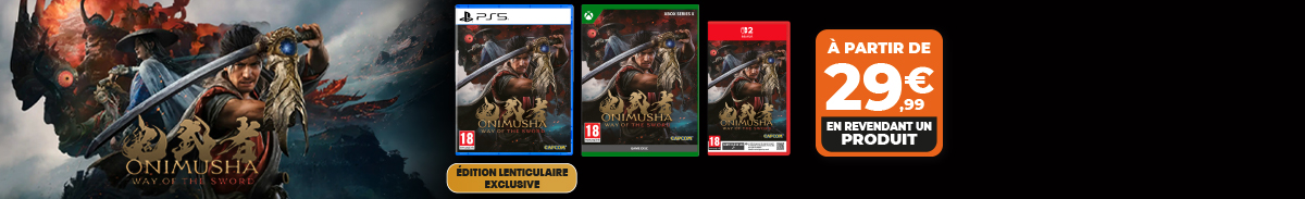 ONIMUSHA Way Of The Sword avec offre Jouez à
