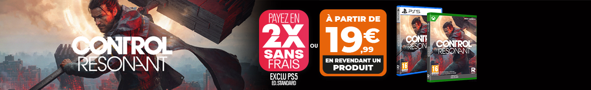 Control Resonant avec offre Pay Later ou offre Jouez à