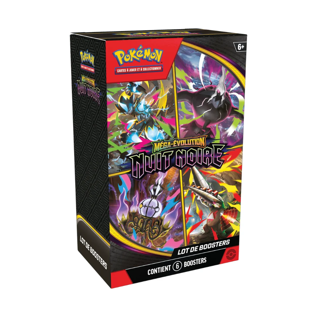 Bundle 6 Boosters | Pokemon | Me 05 Nuit Noire