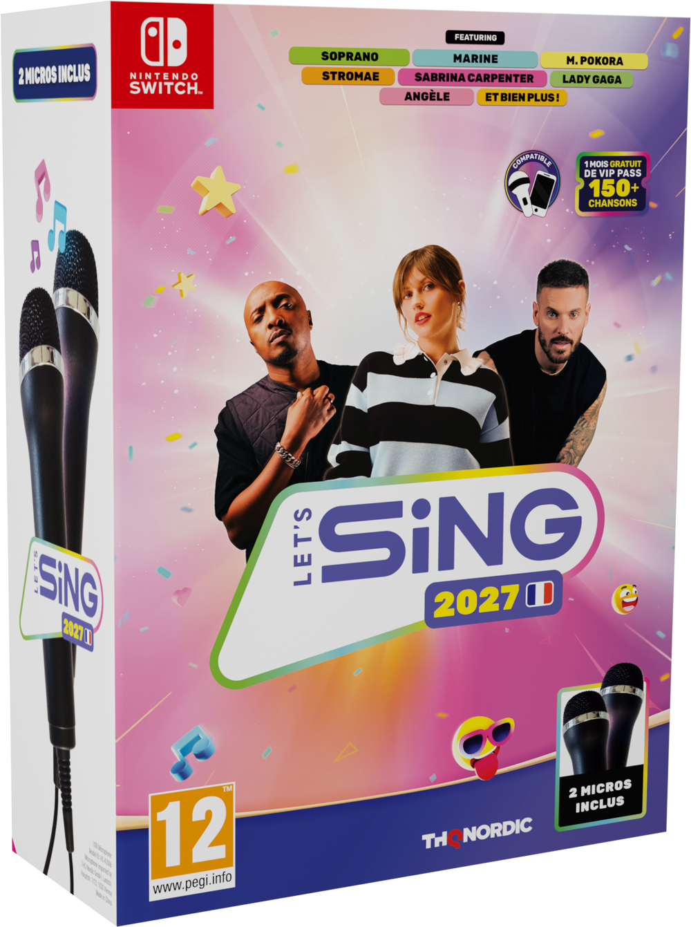 Let's Sing 2027 Hits Français + 2 Micros