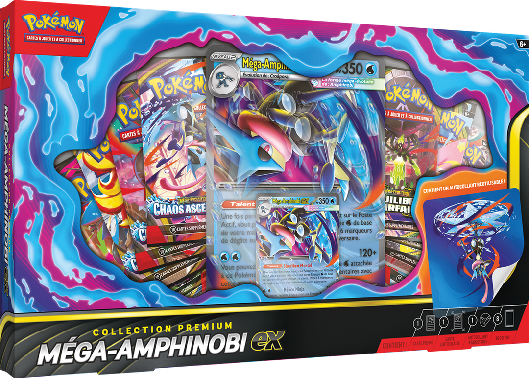 Coffret Premium | Pokemon | Méga-amphinobi Ex
